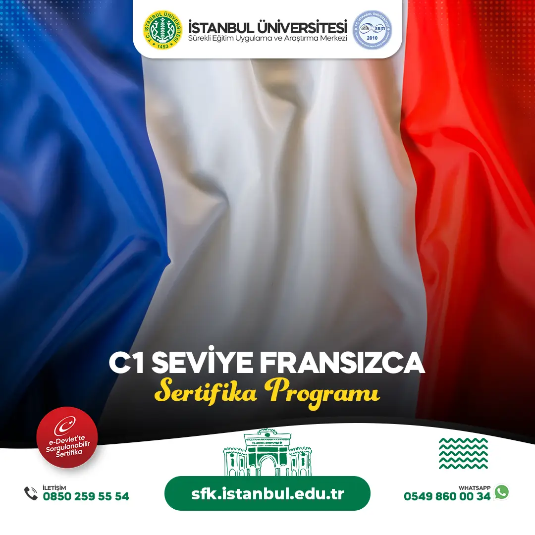 C1 Seviye Fransızca Eğitimi